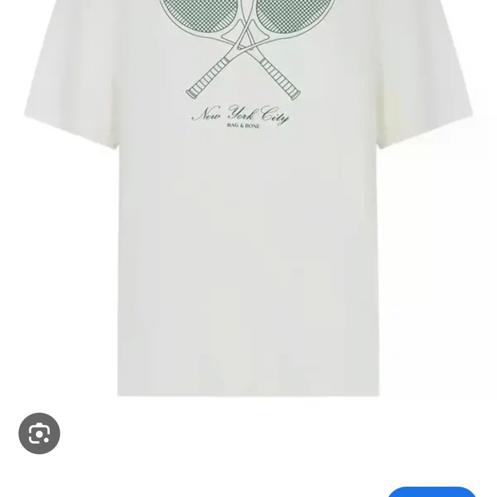 Rag & Bone White Graphic T-Shirt